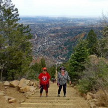 Close to the top of Manitou Incline